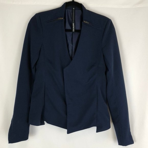 Improvd V-Neck Jacket with Zipper Closure - Picture 7 of 7